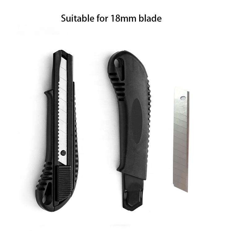 Wholesale ABS Handle 18mm Snap Off Blade Safety Cutter OEM Plastic Utility Knife